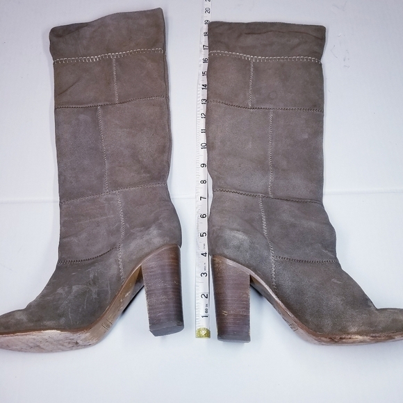 Coach | Suede Knee High Heel Boots, 7‎ - Picture 6 of 8